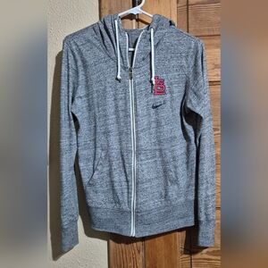 Ladies M Nike STL Cardinal Jacket Zip-Up Hoodie Pockets & Hood Genuine MLB Merch